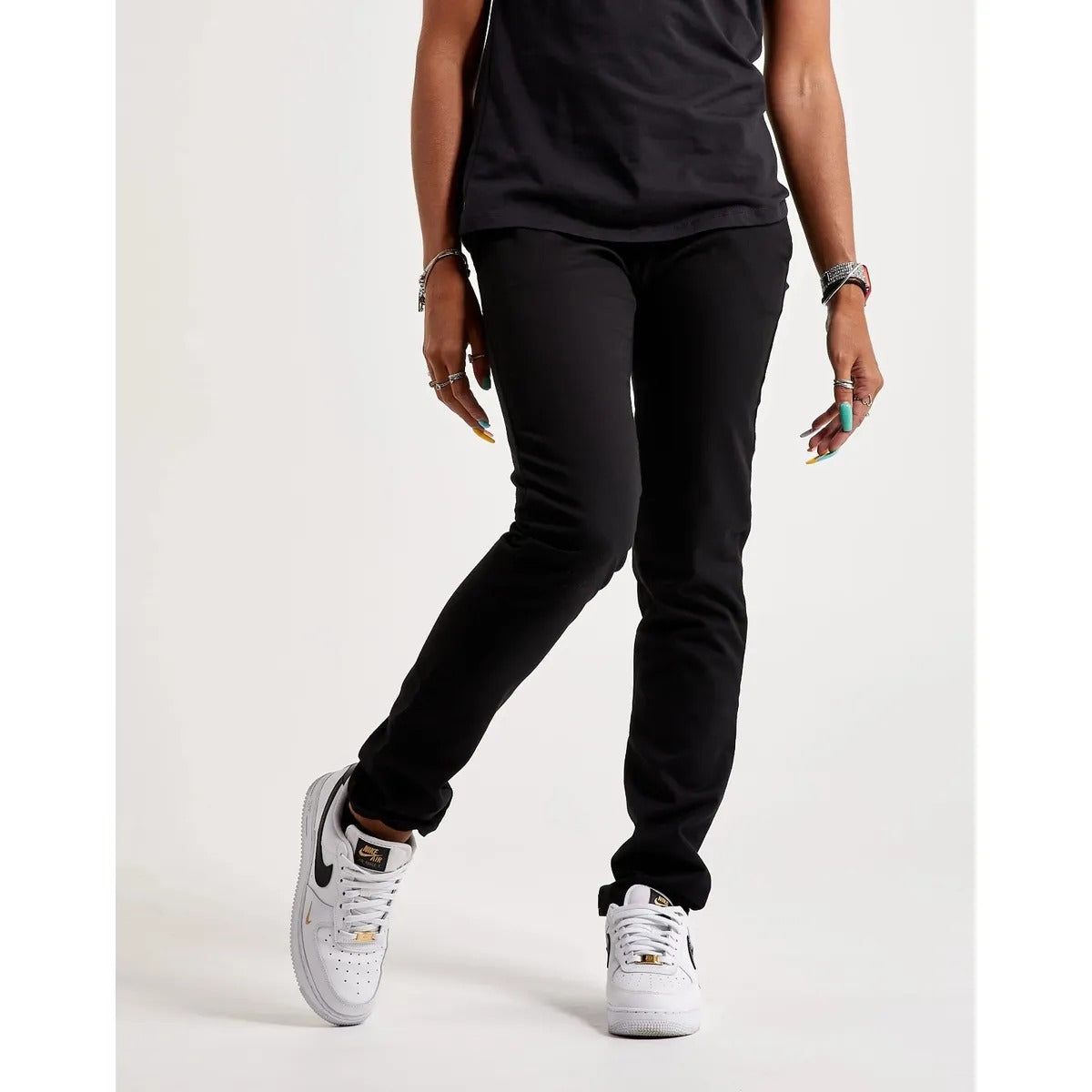 PANTALON TWILL STRECH  DICKIES MUJER/ NEGRO  LAVADO