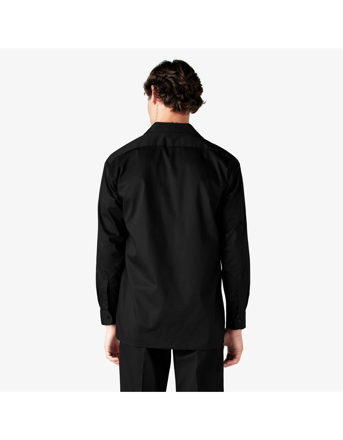 Camisa de trabajo Dickies de sarga de manga larga para hombre