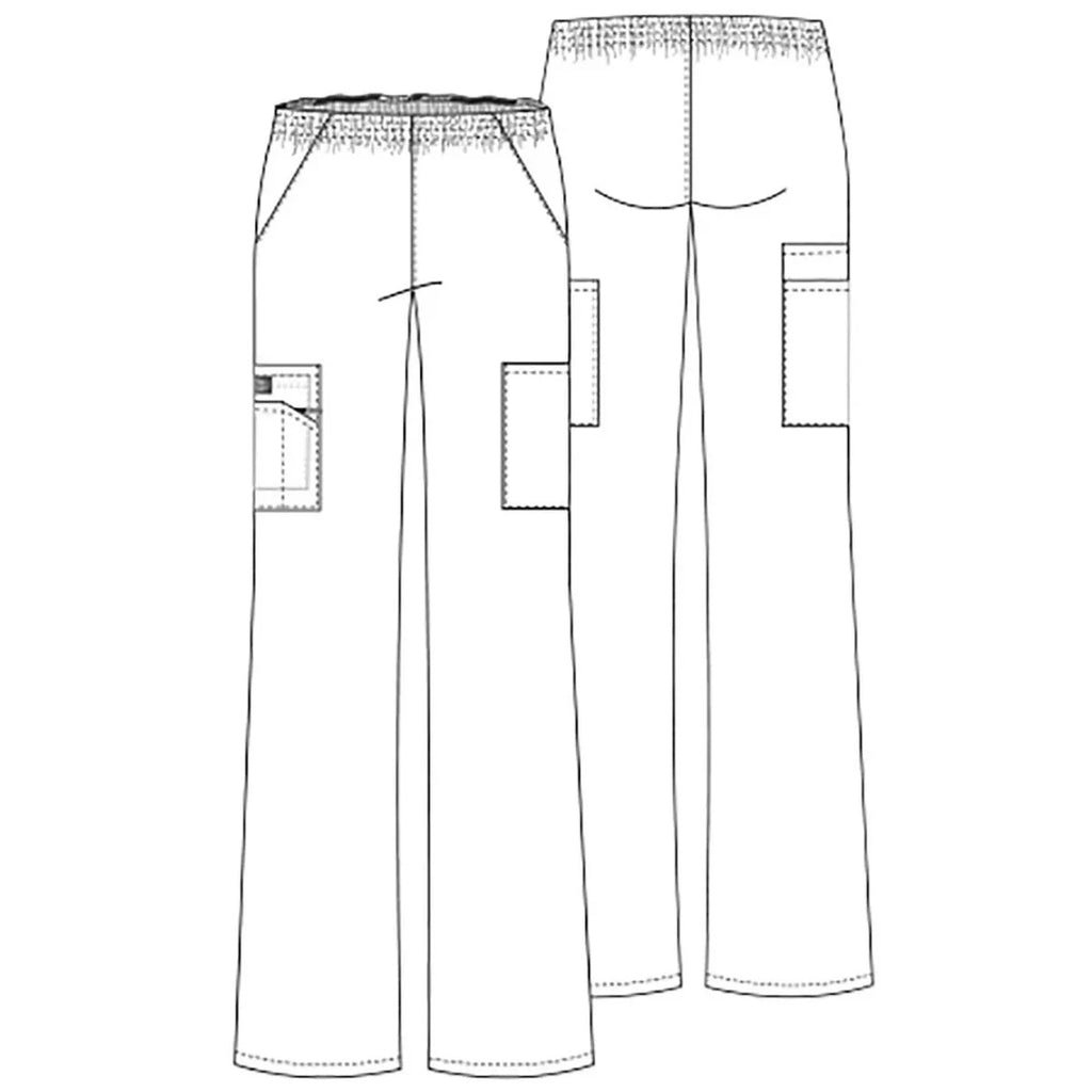 PANTALÓN MEDICO CARGO FIT EDS SIGNATURE - MUJER ROJO VINO
