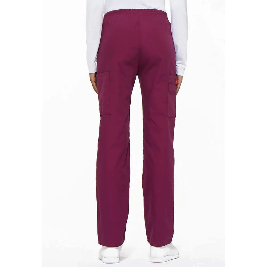 PANTALÓN MEDICO CARGO FIT EDS SIGNATURE - MUJER ROJO VINO